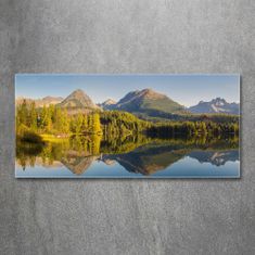 Wallmuralia.sk Foto obraz akryl do obývačky Panorama Tatry 120x60 cm 2 prívesky