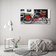 Wallmuralia.sk Foto obraz akrylové sklo Mestský bicykel 100x50 cm 2 prívesky