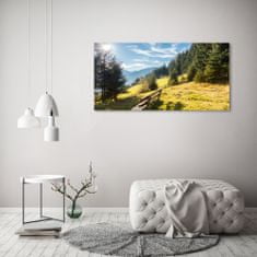 Wallmuralia.sk Foto obraz akryl do obývačky Jeseň v horách 100x50 cm 2 prívesky