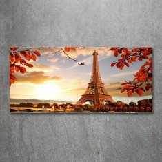 Wallmuralia.sk Foto obraz akryl do obývačky Eiffelova veža Paríž 100x50 cm 2 prívesky