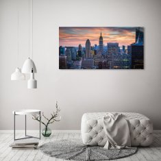 Wallmuralia.sk Foto obraz akryl do obývačky Manhattan New York 120x60 cm 2 prívesky