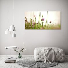 Wallmuralia.sk Foto obraz akrylový na stenu Pažítka 140x70 cm 2 prívesky