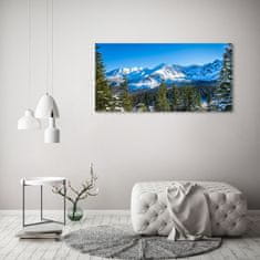 Wallmuralia.sk Foto obraz akryl do obývačky Panorama Tatier 120x60 cm 2 prívesky