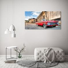 Wallmuralia.sk Foto obraz akryl do obývačky Červený Chevrolet 100x50 cm 2 prívesky