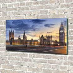 Wallmuralia.sk Foto obraz sklenený horizontálny Elizabeth Tower Londýn 100x50 cm 2 prívesky