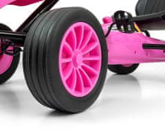 MillyMally Rocket Pink motokára na pedále
