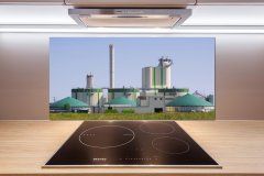 Wallmuralia.sk Dekoračný panel sklo Bioplynová stanica 100x50 cm