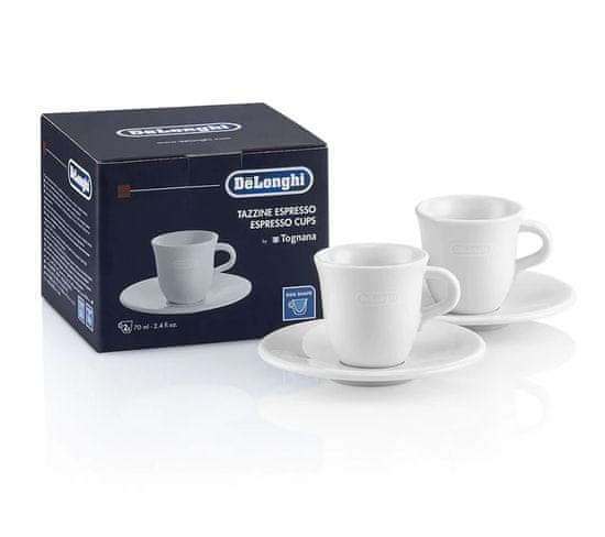 De'Longhi Porcelánová šálka espresso 70 ml - 2ks