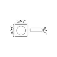 FARO Barcelona FARO NEÓN SQ zapustené stropné svietidlo, biela