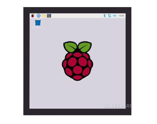 Waveshare 4-palcový dotykový displej pre Raspberry Pi