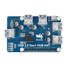 Waveshare 4xUSB 3.2 Gen1 HUB modul pre Raspberry Pi