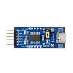 Waveshare Adaptér USB UART na čipe FT232 (konektor USB C)