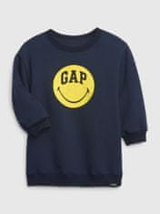 Gap Detské mikinové šaty & Smiley 5YRS