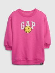 Gap Detské mikinové šaty & Smiley 18-24M