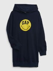 Gap Detské mikinové šaty & Smiley S