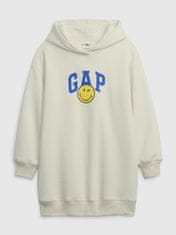 Gap Detské mikinové šaty & Smiley XL