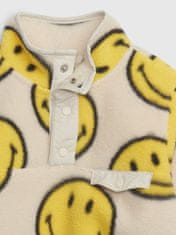 Gap Detská fleece mikina & Smiley 2YRS