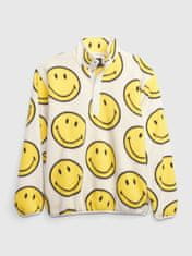 Gap Mikina fleece & Smiley L