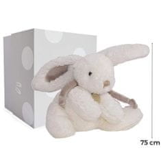 VERVELEY DOUDOU ET COMPAGNIE Lapin Bonbon, Taupe Candy Rabbit 75cm + krabička