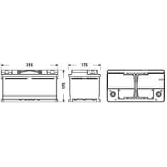 Auto PELEN START-STOP EFB FL752 12V 75AH 730A batéria