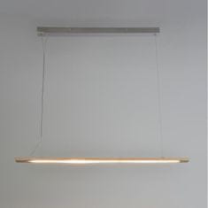 Corep Integrovaná drevená závesná LED lampa, 100 x 5 x 125 cm, MALMO
