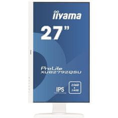 VERVELEY Počítačová obrazovka, IIYAMA ProLite XUB2792QSU-W1, 27, IPS panel, 5ms, DVI / HMDI / DisplayPort