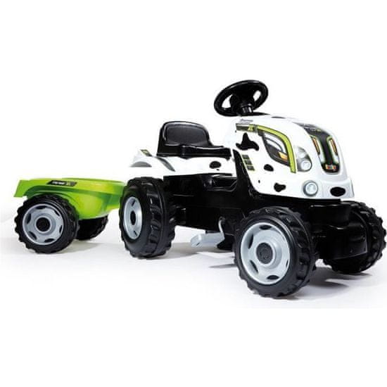 Smoby SMOBY Farmer XL Kravský pedálový traktor + príves