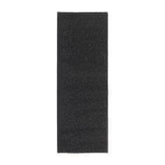 VERVELEY TRENDY Koberec do predsiene z polypropylénu Shaggy, 80 x 300 cm, čierny