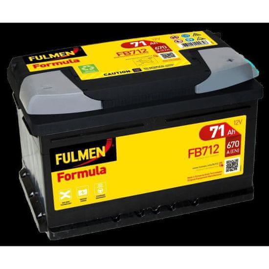  Fulmen - Batterie voiture FB740 12V 74Ah 680A