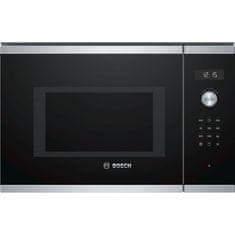 Bosch BOSCH BEL554MS0, Vstavaný mikrovlnný gril z nehrdzavejúcej ocele, 25 l, 900 W, 1200 W gril.