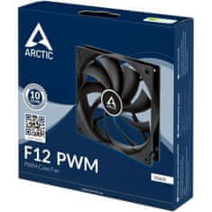 VERVELEY ARCTIC F12 PWM Black, 120mm ventilátor do PC skrine