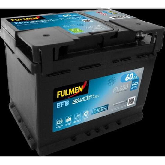 Batterie Fulmen EFB Start & Stop FL600 12V 60AH 540A