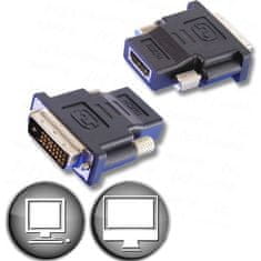 VERVELEY Adaptér HDMI samec / DVI samica