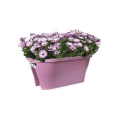 VERVELEY Balkónový box ELHO Corsica Flower Bridge 60, svetlofialový, vonkajší a balkónový, D 29,6 x Š 58 x V 24 cm