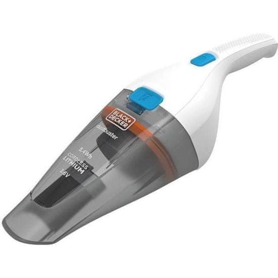 VERVELEY BLACK + DECKER, NVC115JL-QW, Akumulátorový ručný vysávač, 3,6 V.