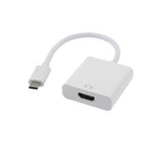 VERVELEY Adaptér APM USB 3.1 Type-C / HDMI, samec / samica, biely