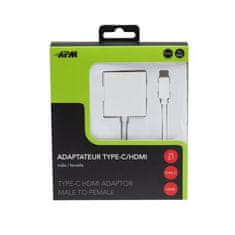 VERVELEY Adaptér APM USB 3.1 Type-C / HDMI, samec / samica, biely