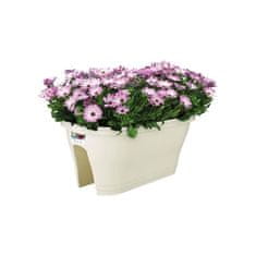 VERVELEY Balkónový box ELHO Corsica Flower Bridge 60, biely, na vonkajšie použitie a balkón, d. 29,6 x š 58 x v 24 cm