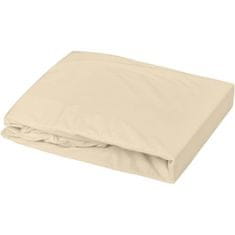 VERVELEY Domiva prestieradlo + plachta na posteľ, 70 x 140 cm, 100% bavlna, biela/kamienky