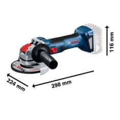 Bosch BOSCH PROFESSIONAL GWX 18V-7 Solo L-Boxx brúska