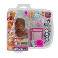 VERVELEY CCB, Cicciobello Amicicci Deluxe Meal Set, Afro Style Girl Model