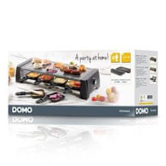 DOMO DOMO DO9189G raclette prístroj pre 8 osôb, čierny