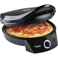 Bestron Elektrická pec na pizzu Bestron, na domácu alebo mrazenú pizzu, do Ø 27 cm, 1800 W, farba: čierna