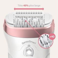 BRAUN Epilátor Braun Silk-épil 9 9-720, technológia Micro-Grip, o 40 % širšia hlava