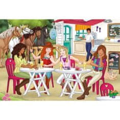 VERVELEY Krabica puzzle, SCHMIDT SPIELE, Horse Club, 2x60, 2x100 dielikov