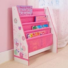 VERVELEY HelloHome Ružová detská knižnica pre dievčatká, Rozdielne svety