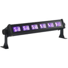 VERVELEY IBIL LED-UVBAR6 LED uv pás 6 x 3W, čierny