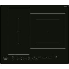 VERVELEY HOTPOINT HB2760BNE, Indukčná varná doska, 3 zóny, Celkový výkon 7200 W, D 59 cm X D 51 cm, Čierna