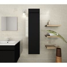 VERVELEY Kúpeľňový stĺp LUNA L 25 cm, matná čierna