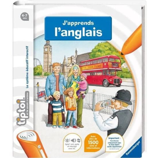 Ravensburger Interaktívna kniha TIPTOI Učenie angličtiny